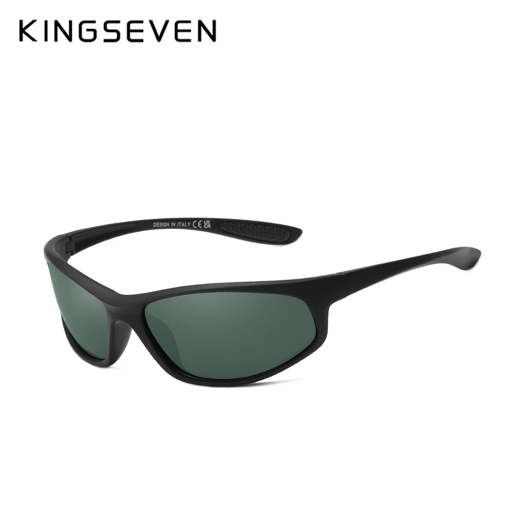 KINGSEVEN Brand Sports Men's Polarized Sunglasses TR90 Frame Mirror Eyewear Sun glasses Men Goggle lunette de soleil