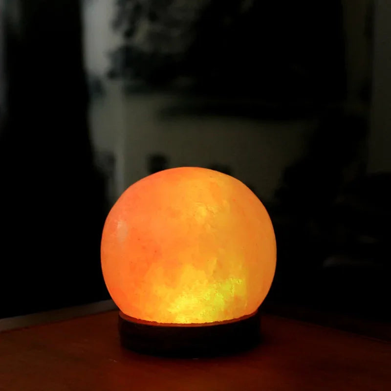 Colorful Himalayan Crystal Stone Natural Salt Lamp USB Led Night Light Table Lava Lamp for Bedroom Bedside Bathroom Home Decor