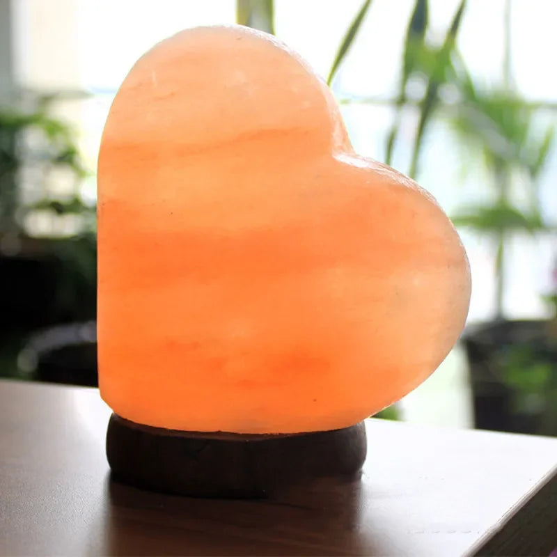 Colorful Himalayan Crystal Stone Natural Salt Lamp USB Led Night Light Table Lava Lamp for Bedroom Bedside Bathroom Home Decor