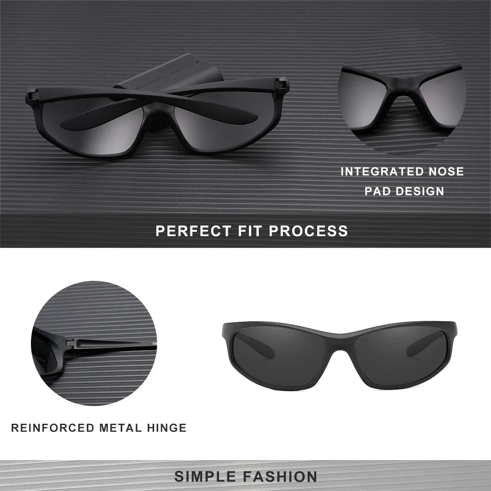 KINGSEVEN Brand Sports Men's Polarized Sunglasses TR90 Frame Mirror Eyewear Sun glasses Men Goggle lunette de soleil