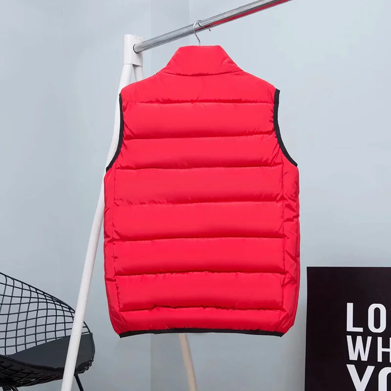 Customized/DIY logo vest personality logo casual men's and women's slim sleeveless top vest autumn and winter clothing