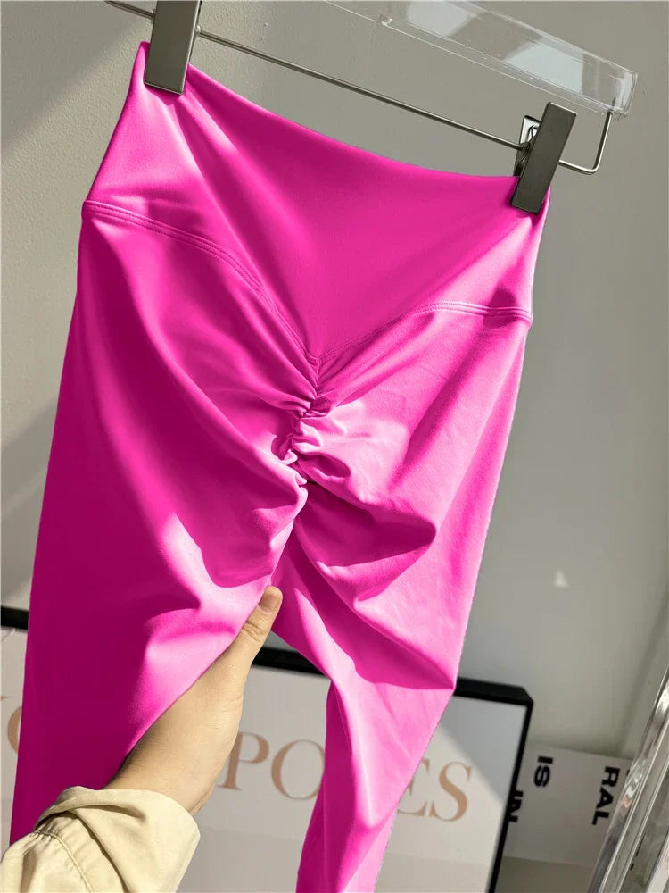Yoga Leggings Women Fitness Leggings Running Cycling Pants Breathable Sports Leggings High Waist Summer Workout Gym Clothing