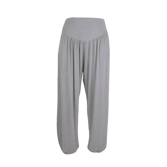 2024 Women Yoga Pants Women Elastic Loose Soft Yoga Sports Pants Casual Pants for Women Middle Waisted Cotton Blend Trousers