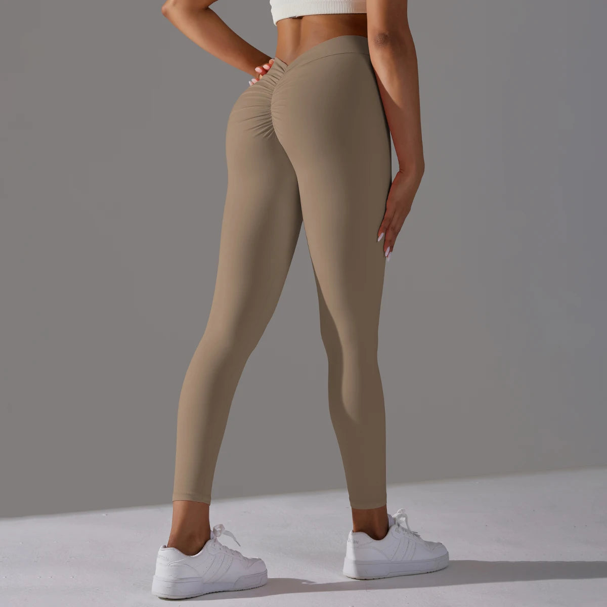 Yoga Leggings Back V Butt Sexy Leggings Women Fitness Workout Gym Running Scrunch Leggings High Waist Active Wear Tight Pants