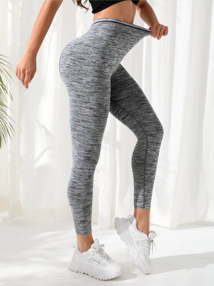 Yoga Leggings Workout Sports Trousers Seamless Yoga Pants Running Fitness Gym Leggings Hip Lifting Pants