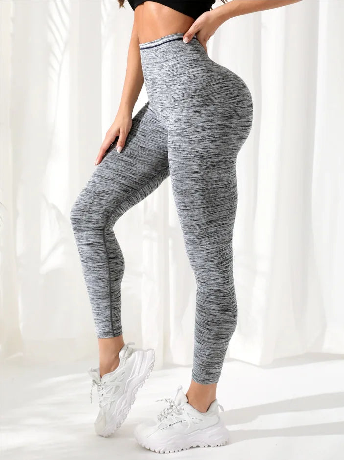 Yoga Leggings Workout Sports Trousers Seamless Yoga Pants Running Fitness Gym Leggings Hip Lifting Pants