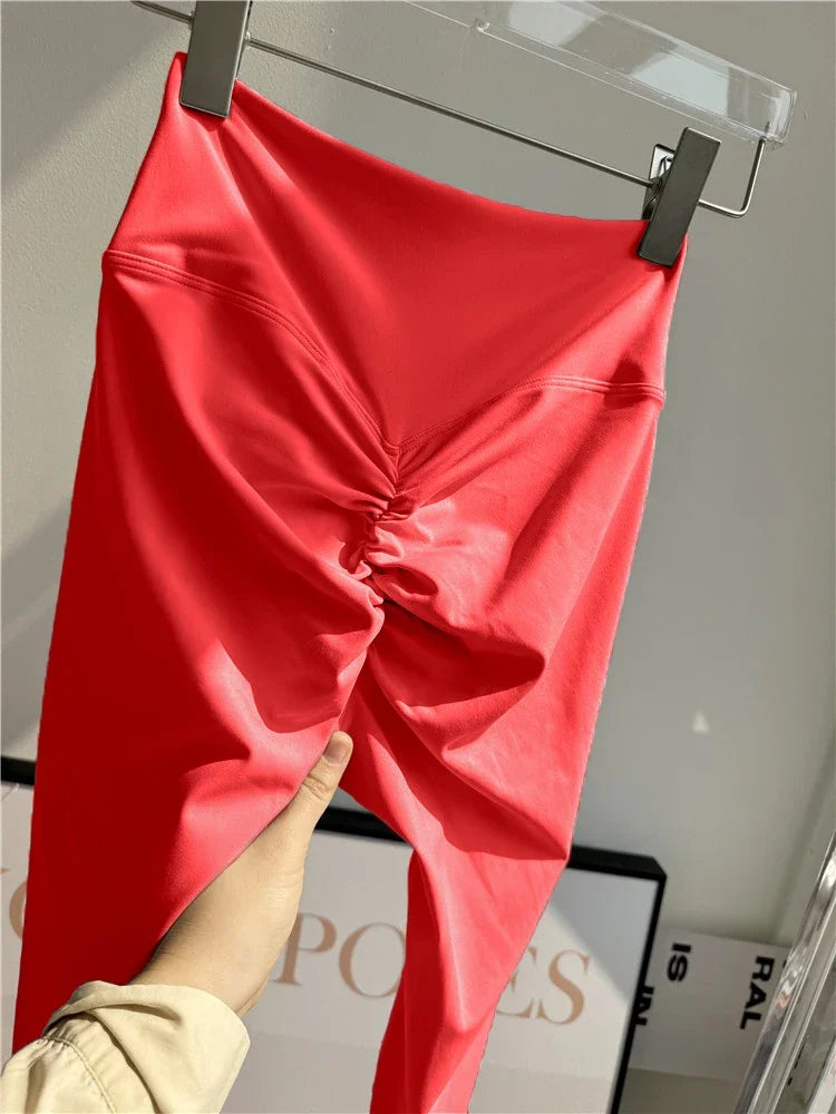 Yoga Leggings Women Fitness Leggings Running Cycling Pants Breathable Sports Leggings High Waist Summer Workout Gym Clothing
