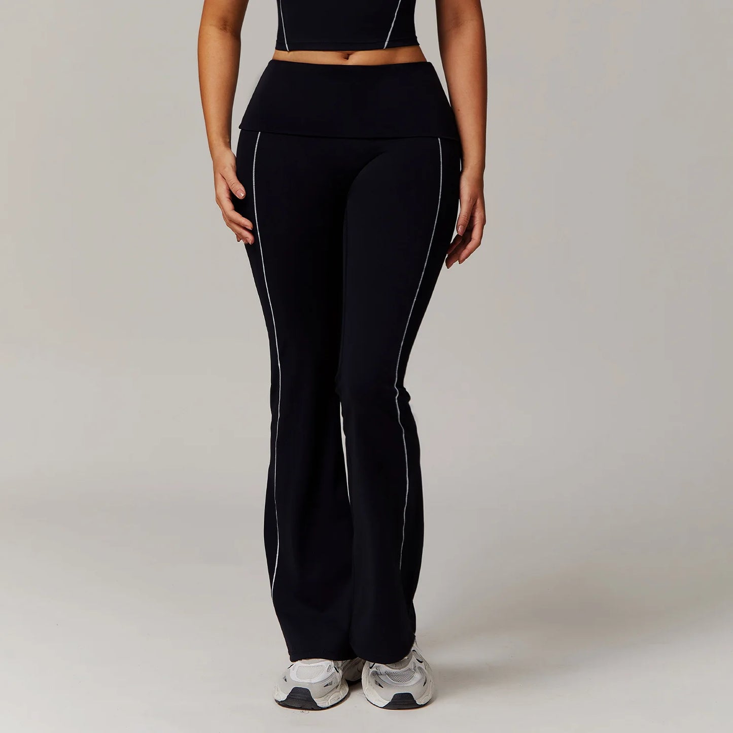 Yoga Leggings for Women Wide-leg Pants High Waist Fitness Flared Pants Dance Workout Running Training Trousers Gym Bell-bottoms