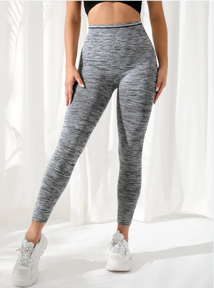 Yoga Leggings Workout Sports Trousers Seamless Yoga Pants Running Fitness Gym Leggings Hip Lifting Pants