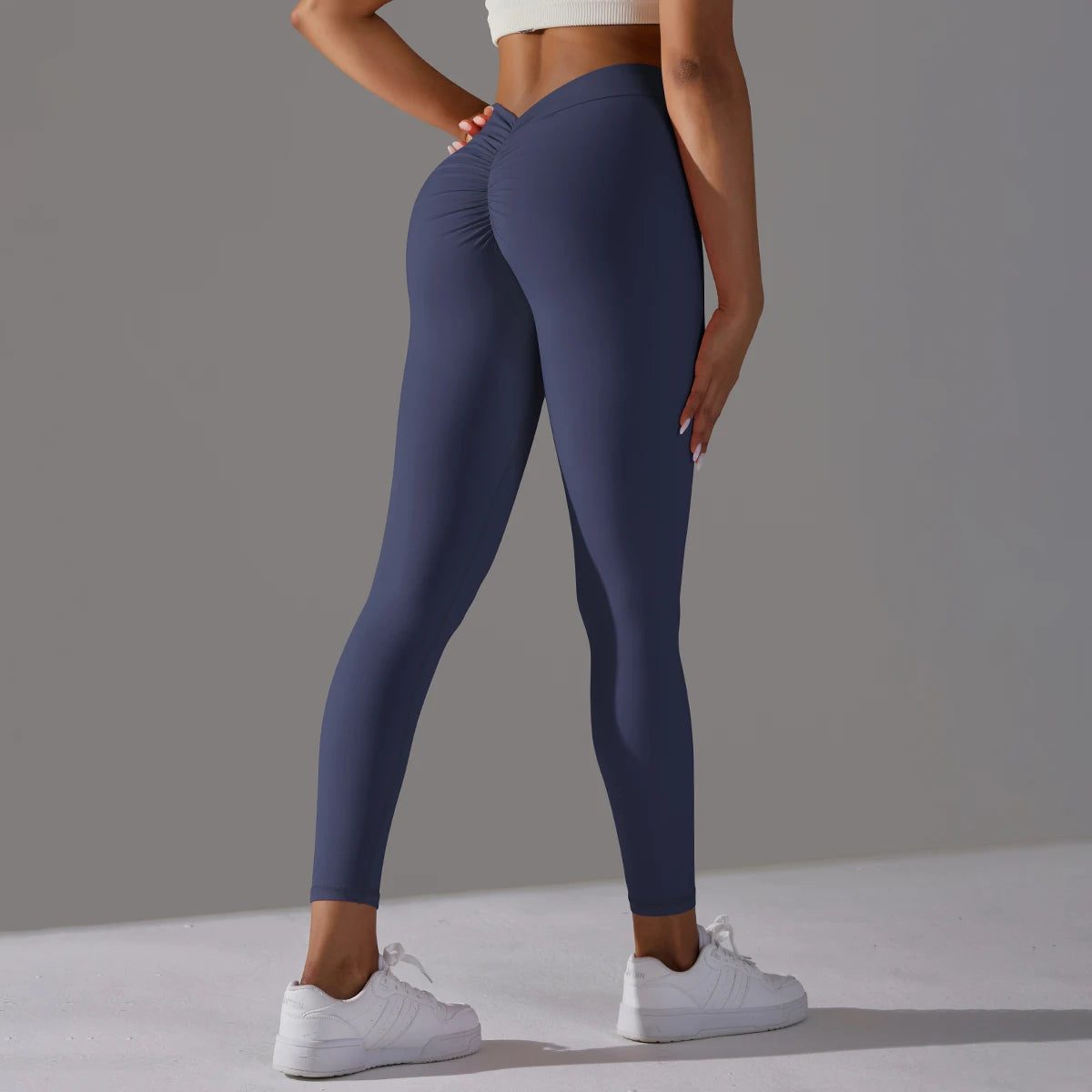Yoga Leggings Back V Butt Sexy Leggings Women Fitness Workout Gym Running Scrunch Leggings High Waist Active Wear Tight Pants