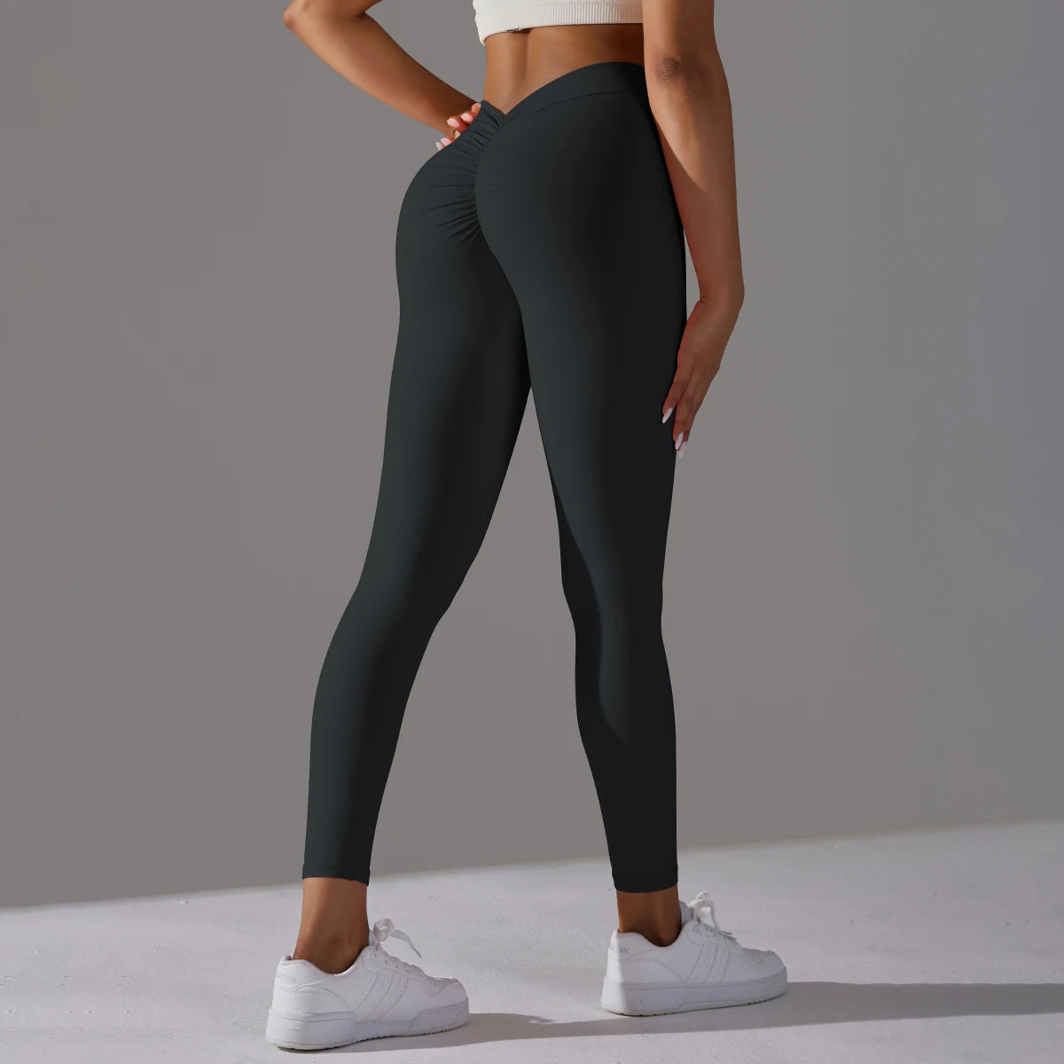 Yoga Leggings Back V Butt Sexy Leggings Women Fitness Workout Gym Running Scrunch Leggings High Waist Active Wear Tight Pants
